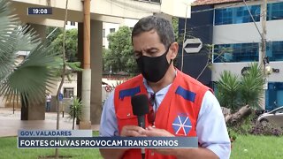 Governador Valadares: Fortes chuvas provocam transtornos