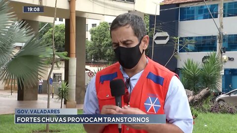 Governador Valadares: Fortes chuvas provocam transtornos