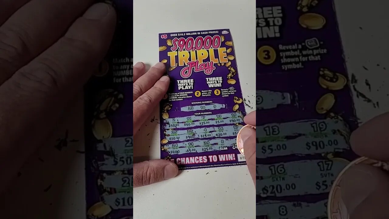 $90,000 Lottery Ticket Triple Play Scratch Offs! #lottery