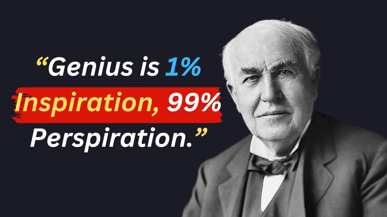 Thomas Edison Quotes That Will Inspire Your Success #thomasedison