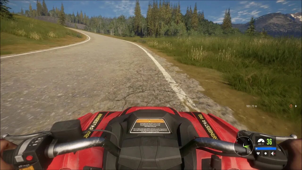Silver Ridge Peaks - ATV Ride To The Edge Of The Map (North East) - theHunter DLC - Let's Drive