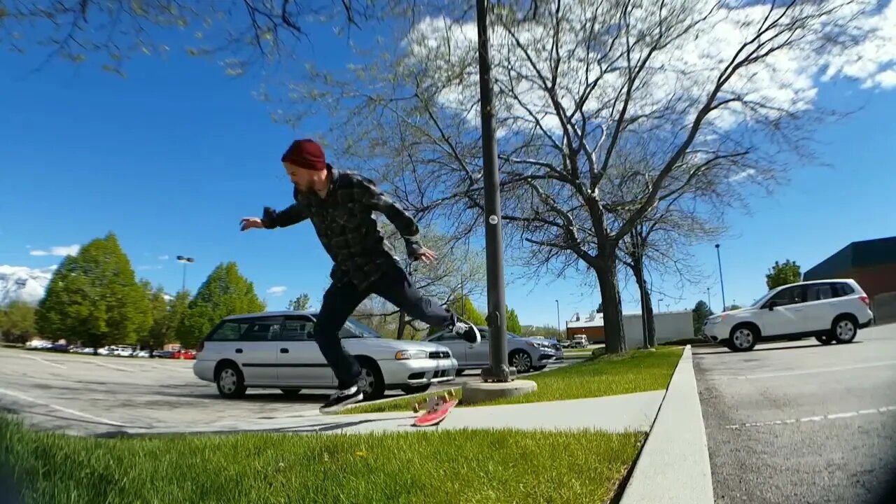 Skateboarding - No Wind vs. Wind