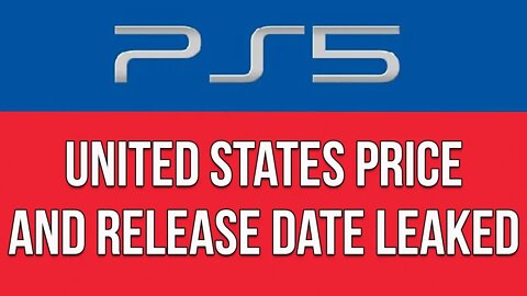 The PlayStation 5's United States Release Date And Price Just Leaked!