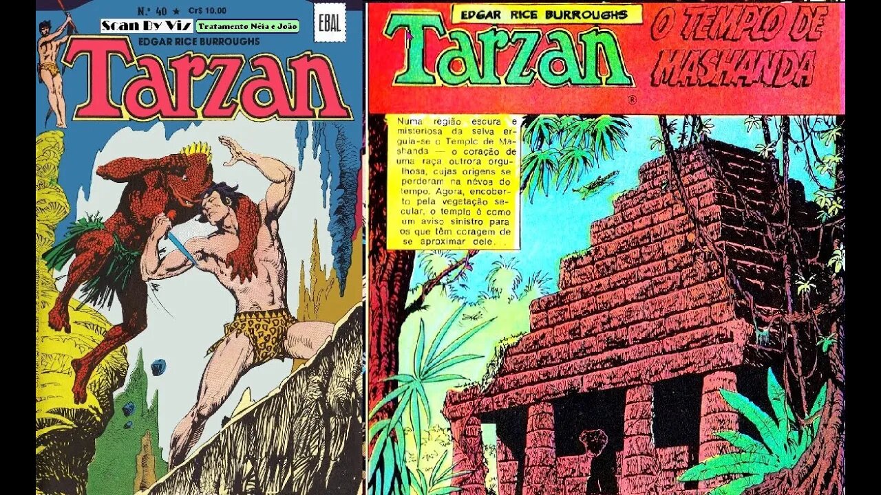 TARZAN FORMATINHO 40 A O TEMPLO DE MASHANDA #museudogibi #quadrinhos #comics #manga