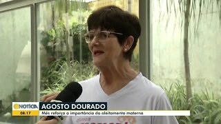 Campanha Agosto Dourado reforça a importância do aleitamento materno