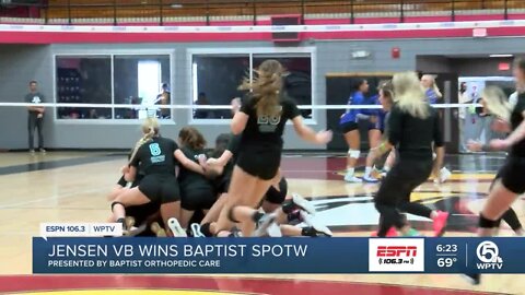 Jensen volleyball takes performance of the week!