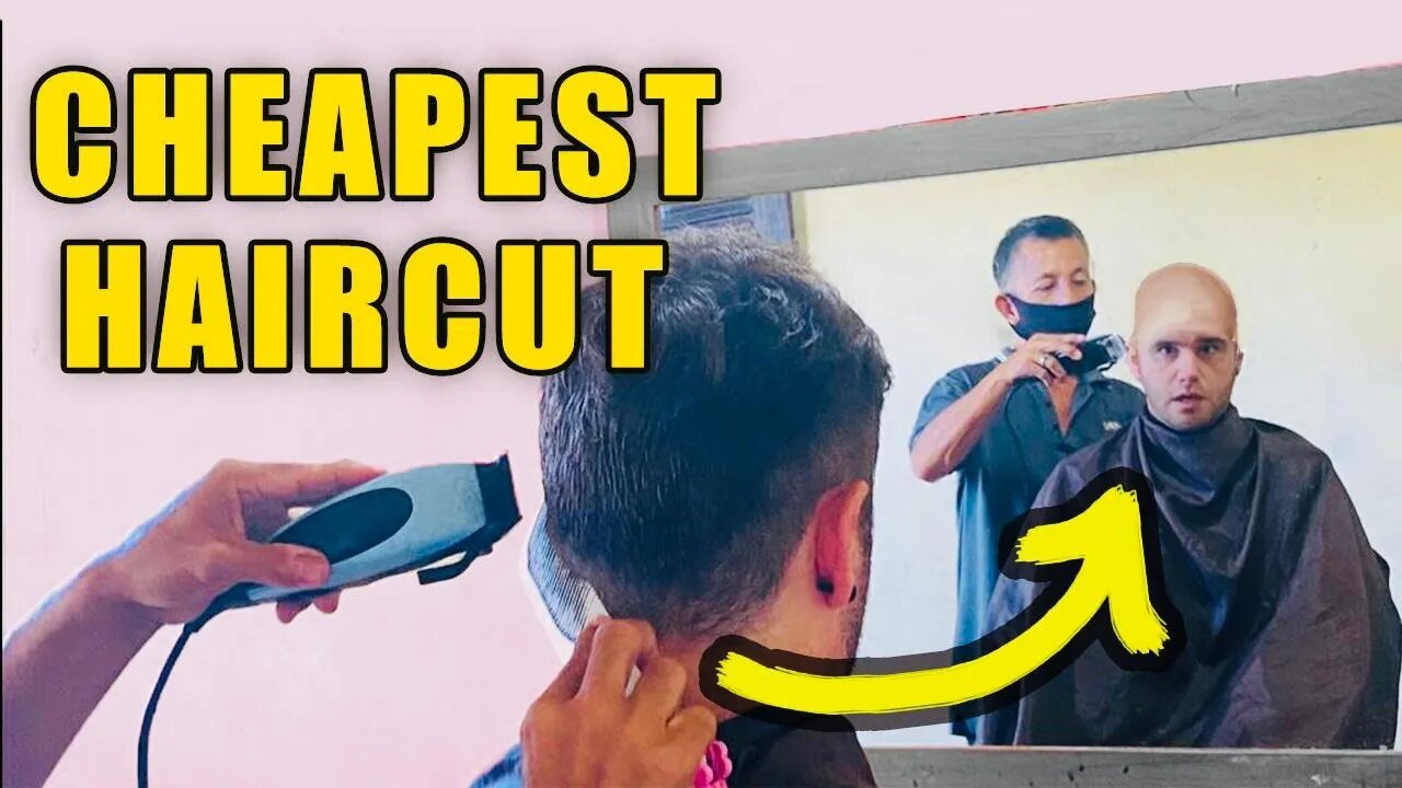 💈 CHEAPEST Haircut in my life, Indonesia