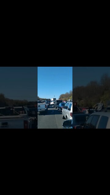 med-flight lands on 95 north for multi car accident