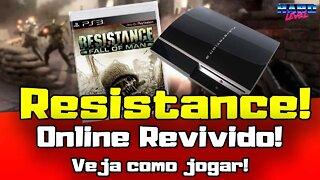 Resistance ONLINE! Mais um game revivido no PS3! Jogue agora! Tutorial completo!