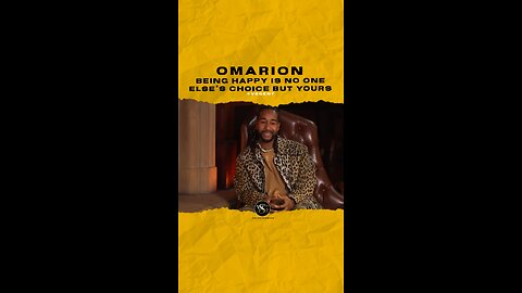 #omarion Being happy is no one else’s choice but yours. 🎥 @clubshayshay