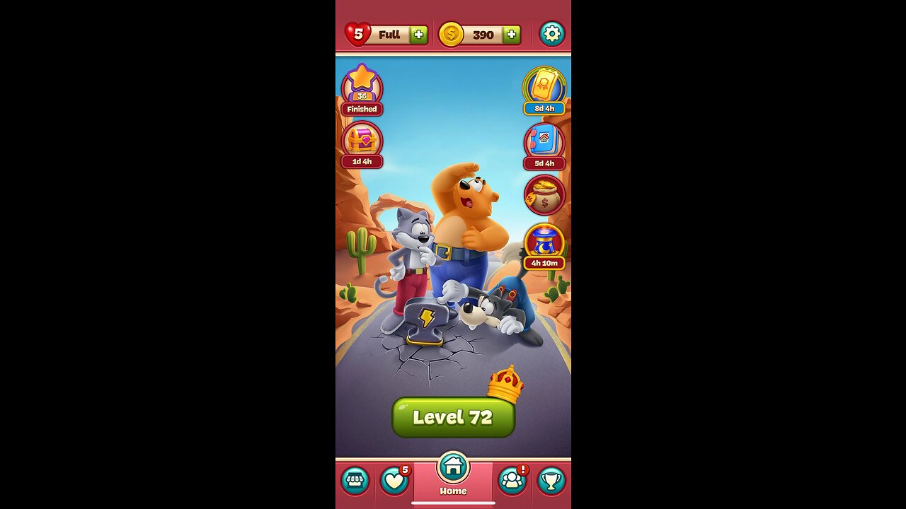 Toon Blast Level 72