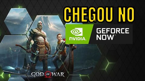 GOD OF WAR CHEGOU no GEFORCE NOW