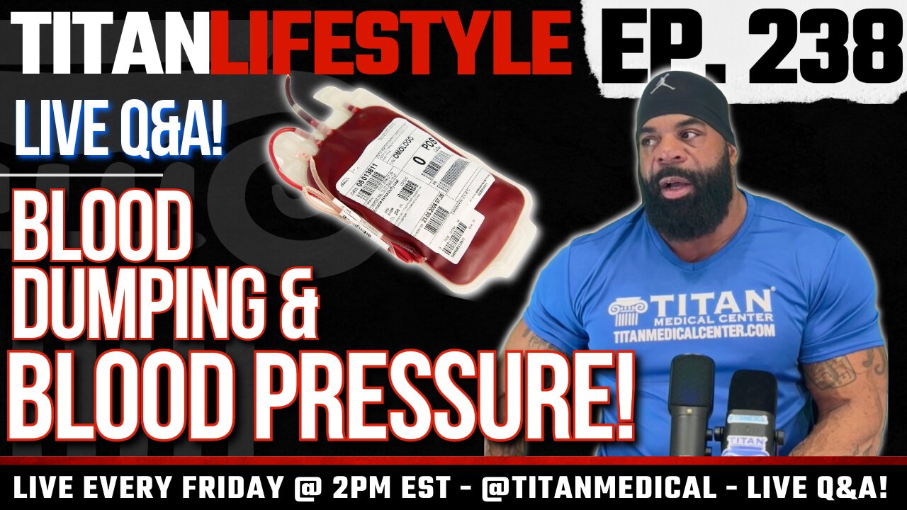 Titan Lifestyle - Live Q&A | Different Arm Positions Change Blood Pressure Readings