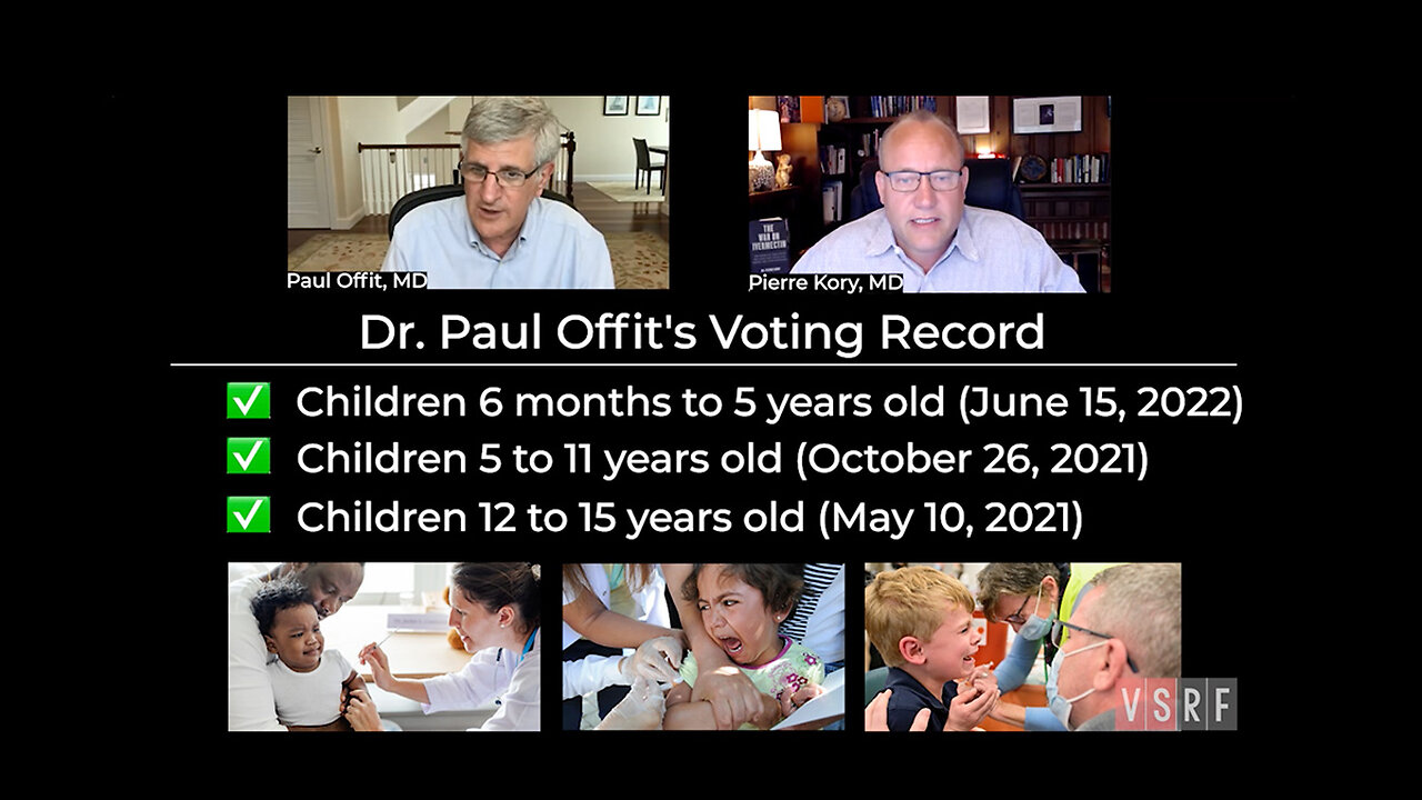 Dr. Pierre Kory Blasts Dr. Paul Offit For Approving COVID Vaccines For Children