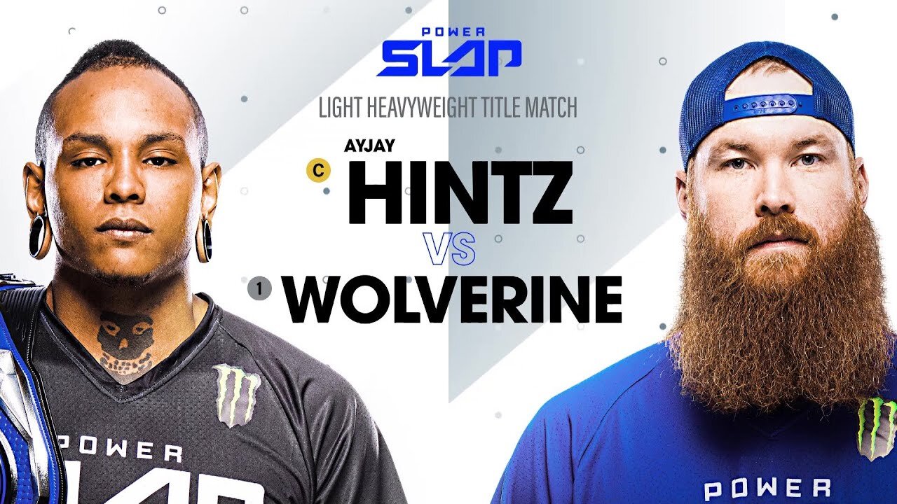 AyJay Hintz vs Wolverine - Light Heavyweight Title Match | Power Slap 4, on Rumble