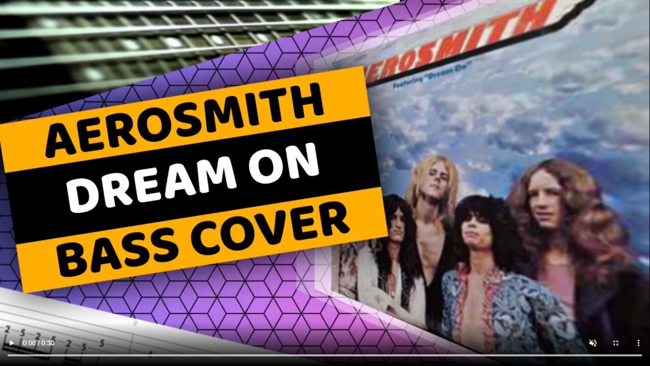 Aerosmith - Dream On - Bass Cover & Tabs