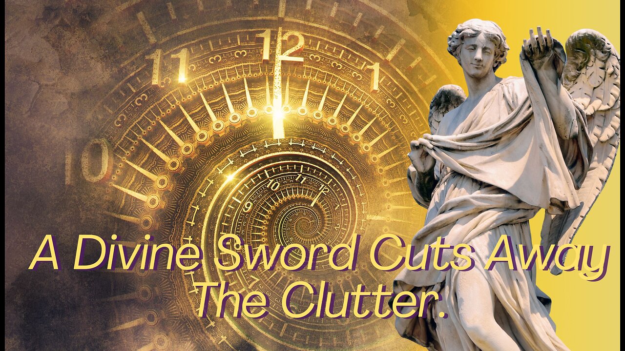 A Divine Sword Cuts Away The Clutter - Divine Guidance #energyclearning #spiritual