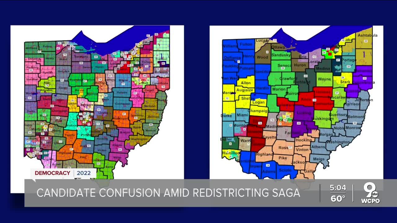 Ohio candidates confused amid redistricting battle