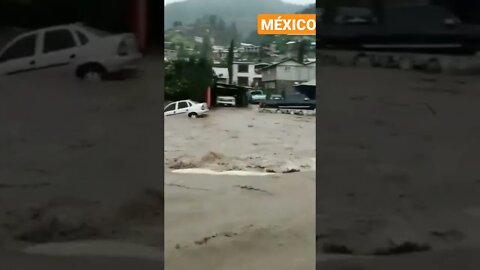 QUEDARON ATRAPADOS, inundaciones repentinas y fuertes aguaceros Guadalupe y Calvo, Chihuahua.México