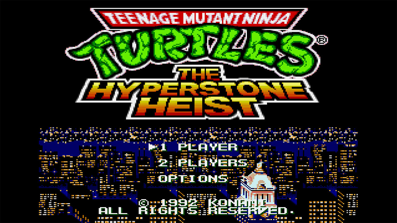 Teenage Mutant Ninja Turtles The Hyperstone Heist ( Sega Genesis / Sega Mega Drive ) - Longplay