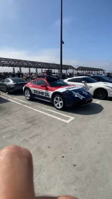 trump porche dakar rally