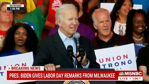 Biden on Fire, Crushes Heckler, Slams "Trumpies"