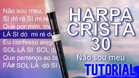 Harpa Cristã 030 - Não sou meu - Cifra melódica