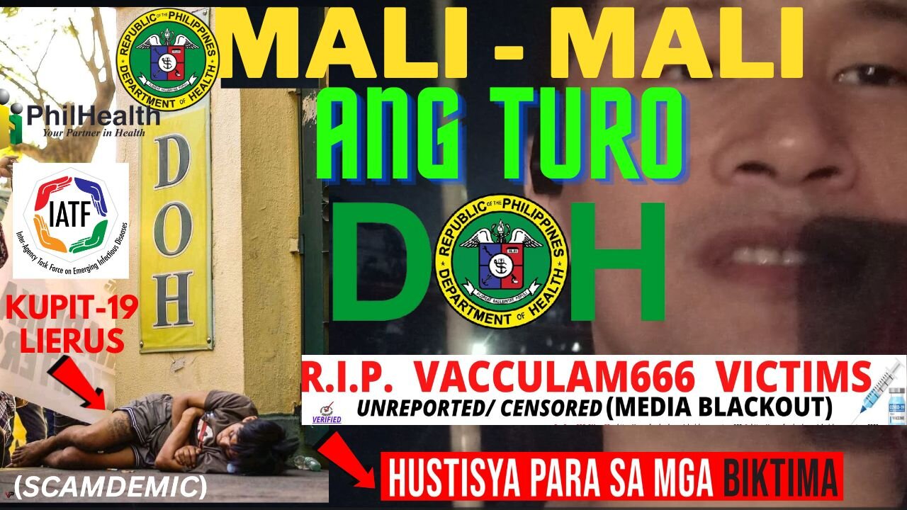 DOH MALI MALI ANG TURO (nakaka-pahamak na aral) Featuring IATF, PHILHEALTH, OCTA Research & M.MEDIA