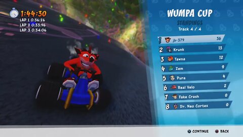 Crash™ Team Racing Nitro-Fueled (PS4) - Wumpa Cup (Medium) - Retro Crash