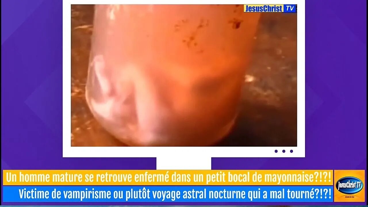 CAMEROUN: Un viel homme se retrouve enfermé dans un petit bocal de mayonnaise?!?!