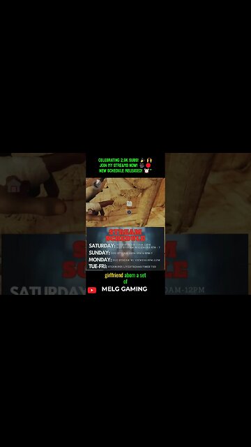 CELEBRATING 2.9K SUBS! 🎉🙌 JOIN MY STREAMS NOW! 🎥🔴 NEW SCHEDULE RELEASED! ⏰