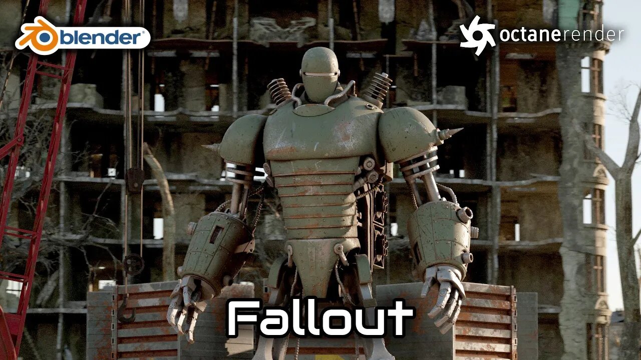 Blender 3D - Fallout Liberty Prime - Octane