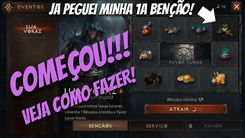 Diablo Immortal - Comecou novo evento Lua Voraz