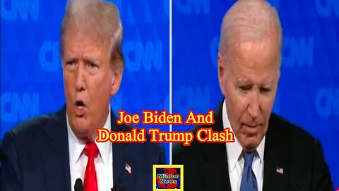 Joe Biden and Donald Trump clash over war in Ukraine