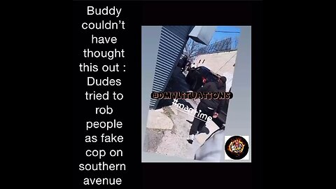 Impersonating police to try and rob people is insane to me 😂🤣😭