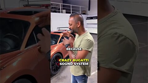 Crazy Bugatti Sound System #car #shorts