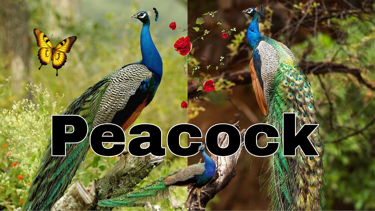 Peacock Opening Feathers | White Peacock