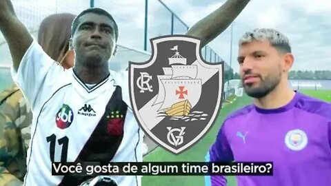 Aguero falando sobre Romário e Vasco