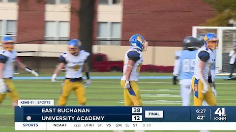 East Buchanan defeats University Academy 38-12 in the Missouri Class 1 District Championship