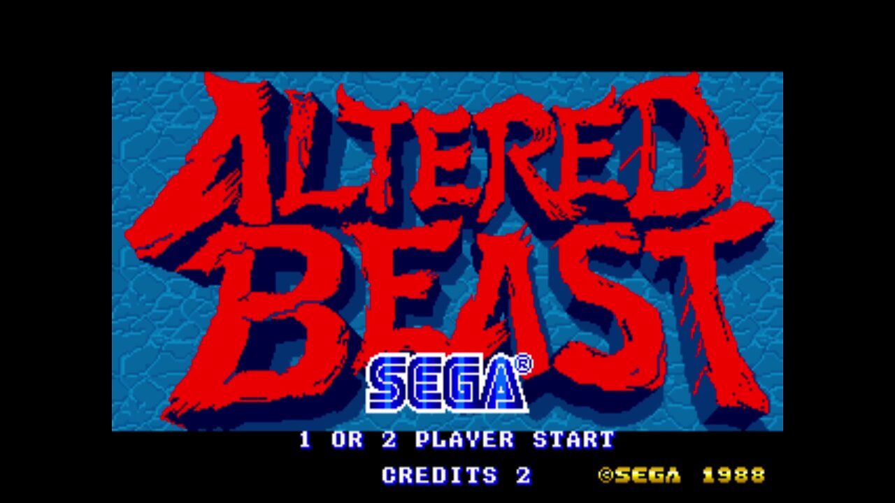 Altered Beast Arcade Game, Sega 1988, playthrough