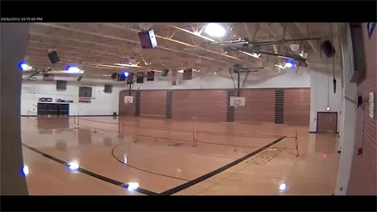 Tornado Destroys School Gymnasium