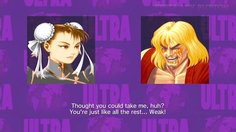 Ultra Street Fighter 2:The Final Challengers(Play As Chun Li) On Switch