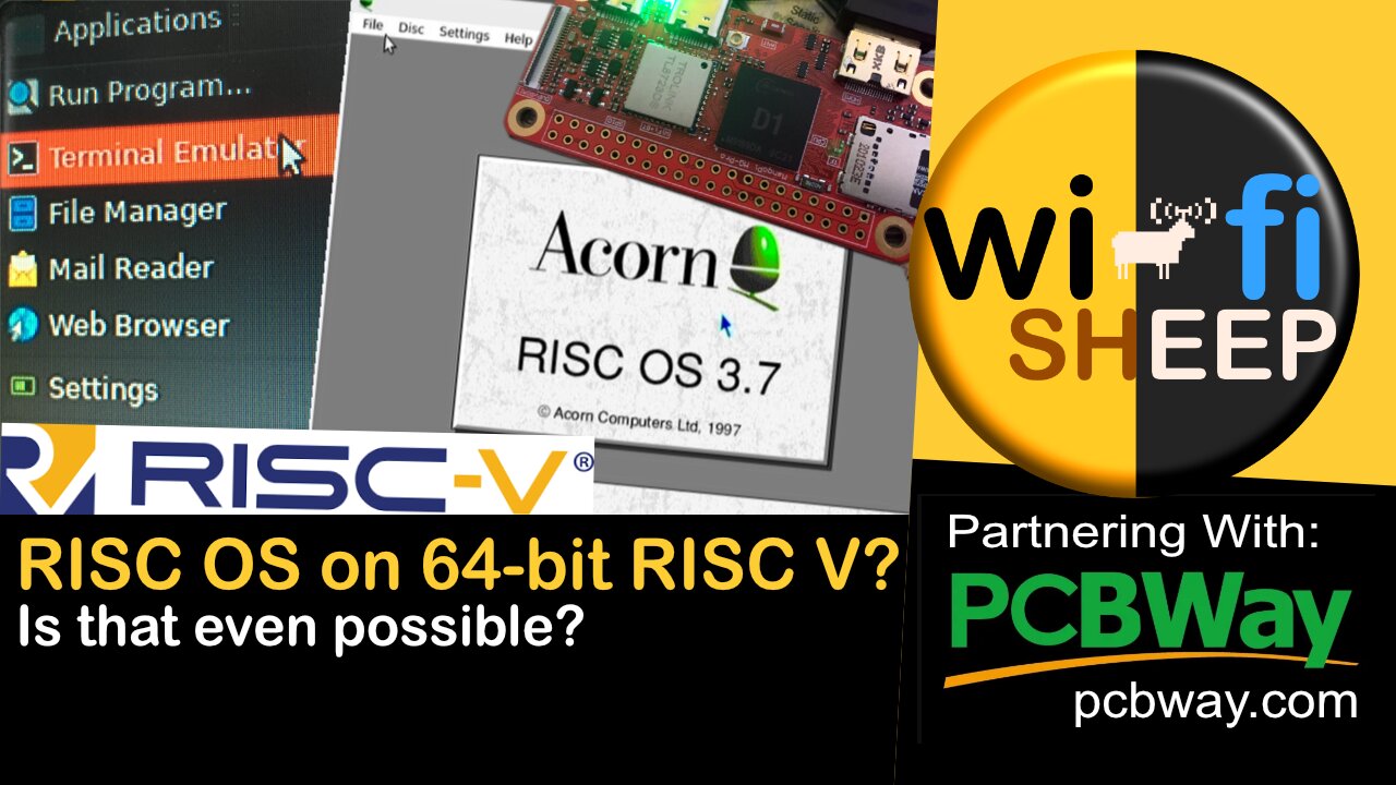 #RISC_OS on #64bit #RISCV ? Is that even possible? Raspberry Pi Zero alternative!