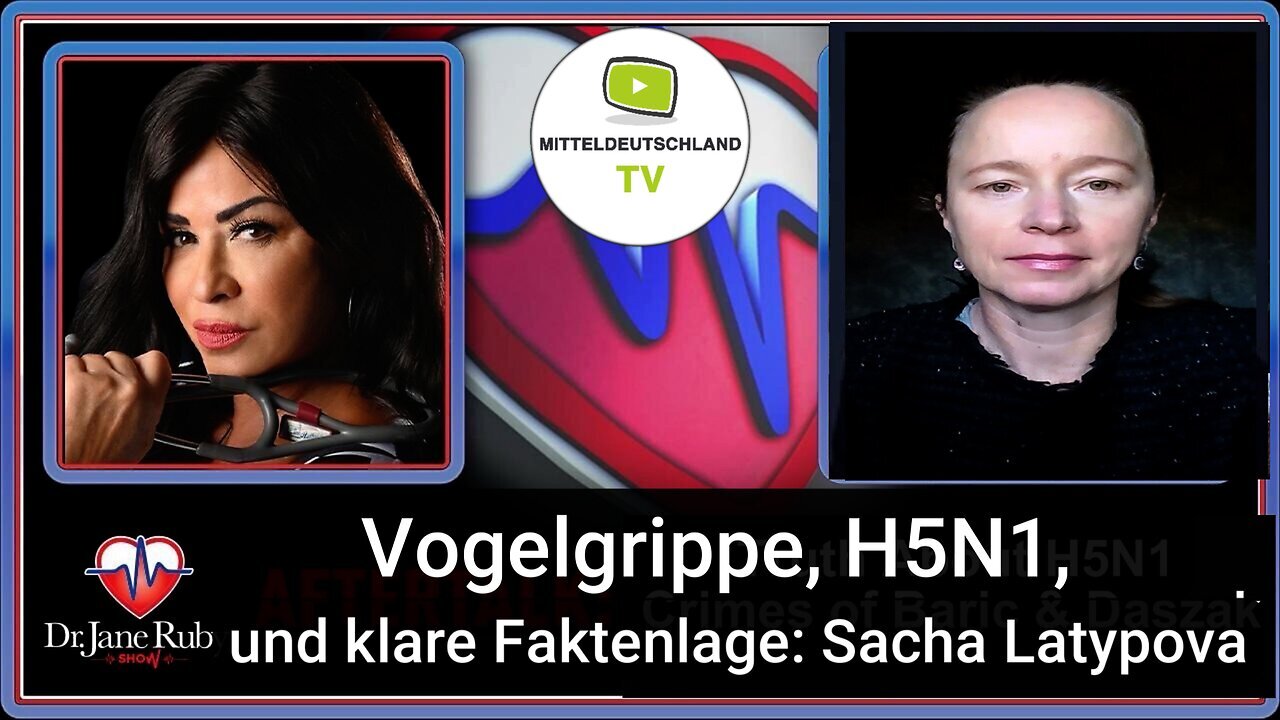 Vogelgrippe, H5N1, und klare Faktenlage: Sacha Latypova@MitteldeutschlandTV🙈