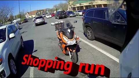 Motovlog - A grocery run on my Honda PCX during the Covid-19 scare