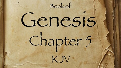 KJV, Bible, Genesis, Chapter 5