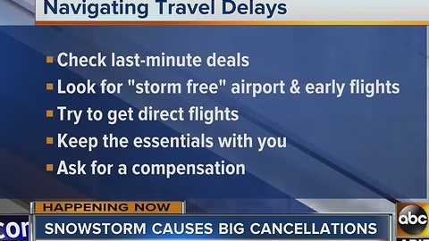 How to prepare for cancellations and delays when traveling for holidays