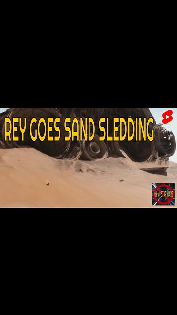 Rey Goes Sand Sledding #Shorts #YouTubeShorts #ShortsYouTube