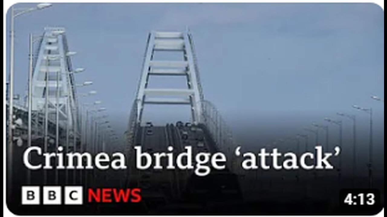 Ukraine: Two dead after 'attack' on Crimea bridge - BBC News