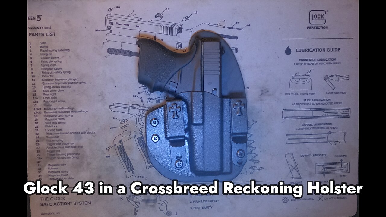 Glock 43 in a Crossbreed Reckoning Holster